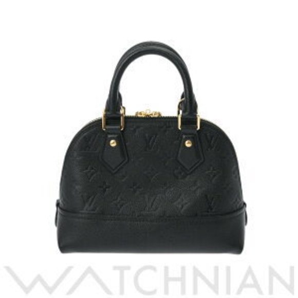 Louis Vuitton Empreinte Neo Alma Noir Black Leather Handbag Bag - Picture 1 of 9